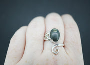 Easdale Gold Sterling Silver Oval Trinity Ring