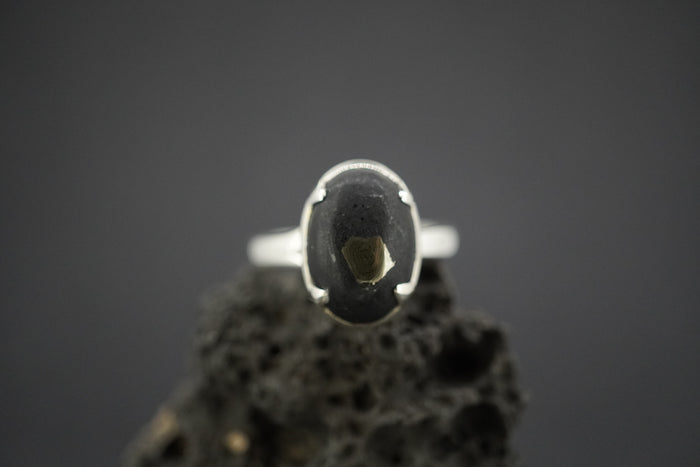 Easdale Gold Sterling Silver Oval Ring