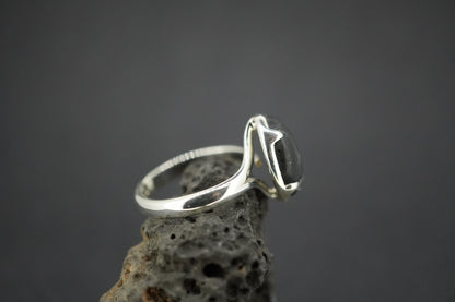 Easdale Gold Sterling Silver Oval Ring