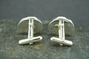 Ammonite Sterling Silver Cufflinks 21x16mm