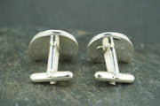 Ammonite Sterling Silver Cufflinks 23x19mm