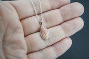 Scottish Agate Sterling Silver Drop Pendant