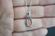 Scottish Agate Sterling Silver Drop Pendant