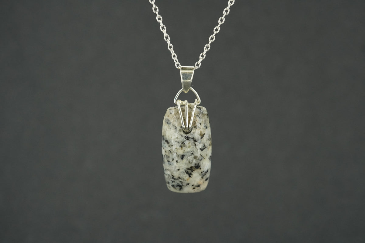 Edinburgh Cobblestone Sterling Silver Clasp Pendant