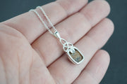 Edinburgh Cobblestone Sterling Silver Celtic Pendant