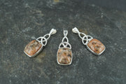 Edinburgh Cobblestone Sterling Silver Celtic Pendant