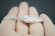 Scottish Agate Sterling Silver Drop Knot Pendant