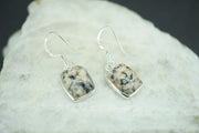 Edinburgh Cobblestone Sterling Silver White Earrings