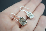 Edinburgh Cobblestone Sterling Silver White Earrings