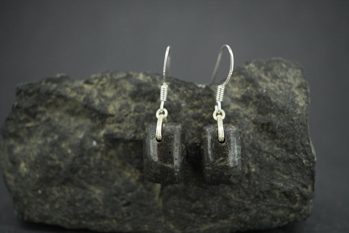 Edinburgh Cobblestone Sterling Silver Drop Earrings