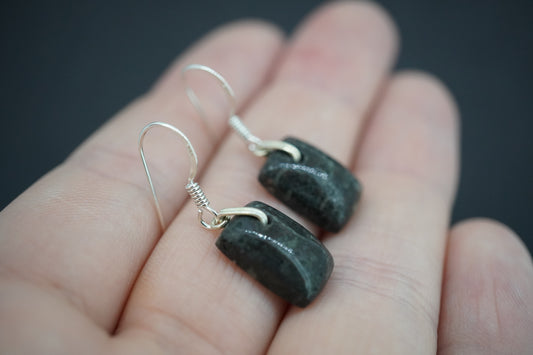 Edinburgh Cobblestone Sterling Silver Drop Earrings