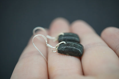 Edinburgh Cobblestone Sterling Silver Drop Earrings
