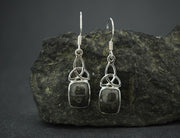 Edinburgh Cobblestone Sterling Silver Celtic Earrings