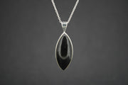 Edinburgh Castle Rock Sterling Silver Marquise Pendant