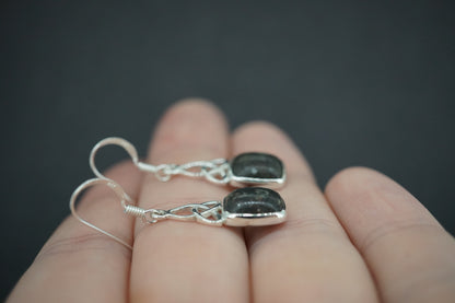Edinburgh Cobblestone Sterling Silver Celtic Earrings