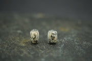 Edinburgh Cobblestone Sterling Silver Stud Earrings