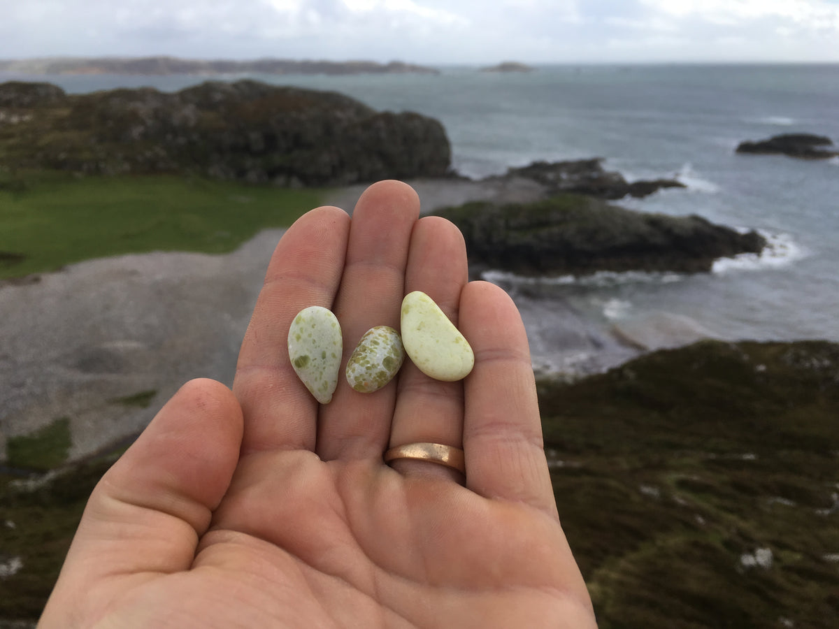 Highland Marble Sterling Silver Adjustable Ring