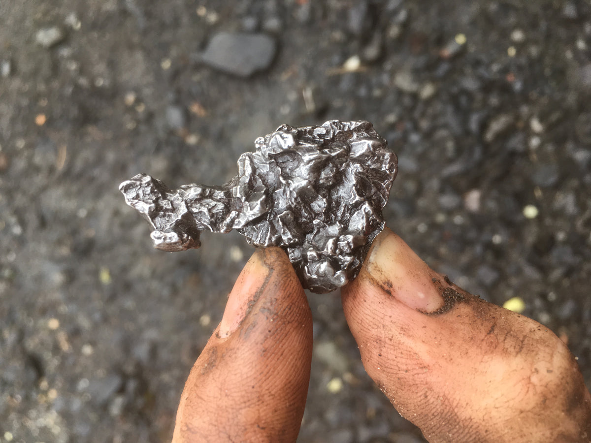 Meteorite Sterling Silver Pendant