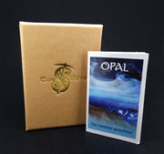 Opal Sterling Silver Snake Ring