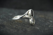 Cairngorm & Loch Tay Smoky Quartz Two Stone Ring image 2