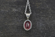 Petite Ruby Sterling Silver Pendant image 4