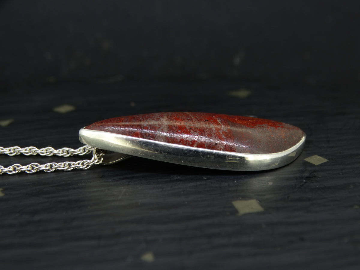 Arthur's Seat Jasper Sterling Silver Pendant image 3