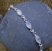 Moonstone Sterling Silver Adjustable Bracelet image 6