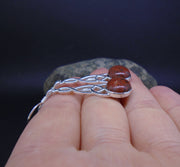 Lewisian Celtic Knot Sterling Silver Earrings image 2