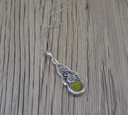 Highland Marble Celtic Knot Sterling Silver Pendant image 5