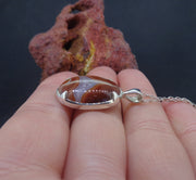 Botswana Agate Sterling Silver Pendant image 4
