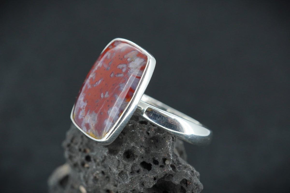 Burn Anne Agate Sterling Silver Ring image 3