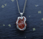 Carnelian Sterling Silver Pendant image 5