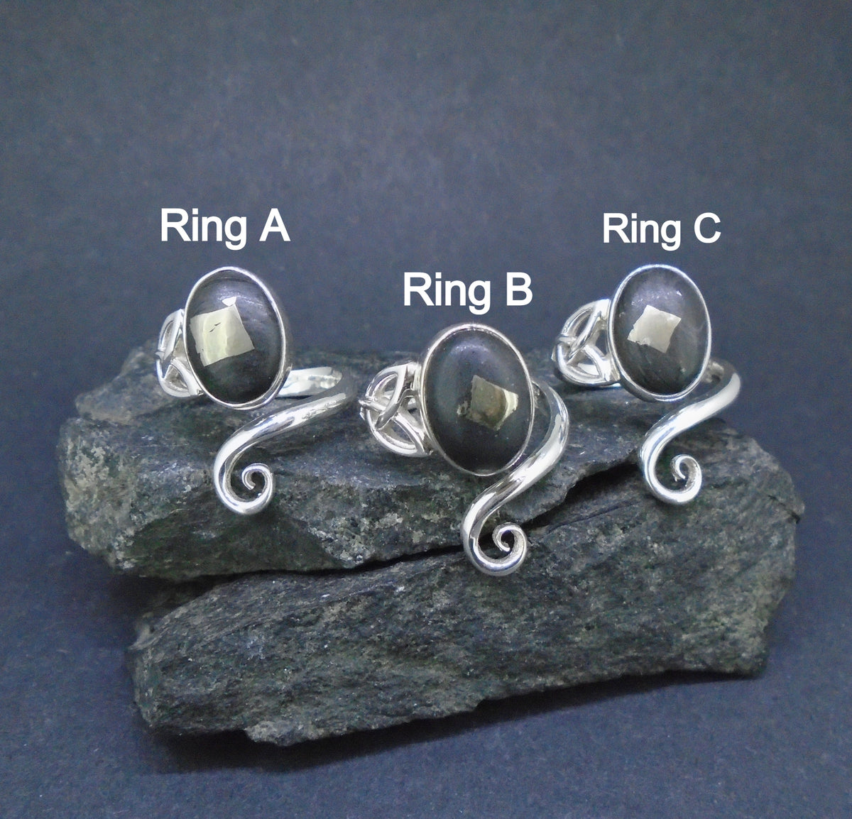 Easdale Gold Sterling Silver Celtic Ring image 5