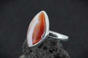 Burn Anne Agate Sterling Silver Ring image 2