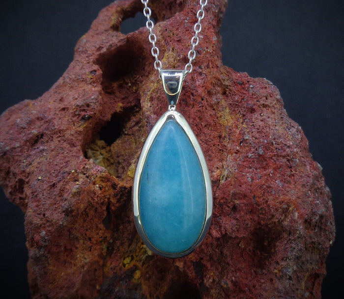 Amazonite Sterling Silver Pendant image 0