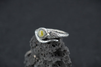 Skye Marble Sterling Silver Serpent Ring image 3