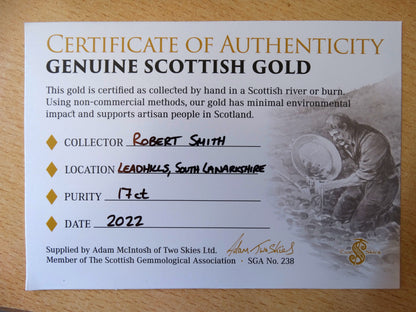 Leadhills Gold Nugget, 2022 - 2.151g image 11