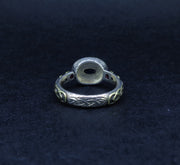 'Sæla' Scottish Sapphire, Garnet & Diamond Scottish Gold Sterling Silver Ring image 9
