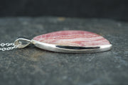 Rhodochrosite Sterling Silver Pendant image 3