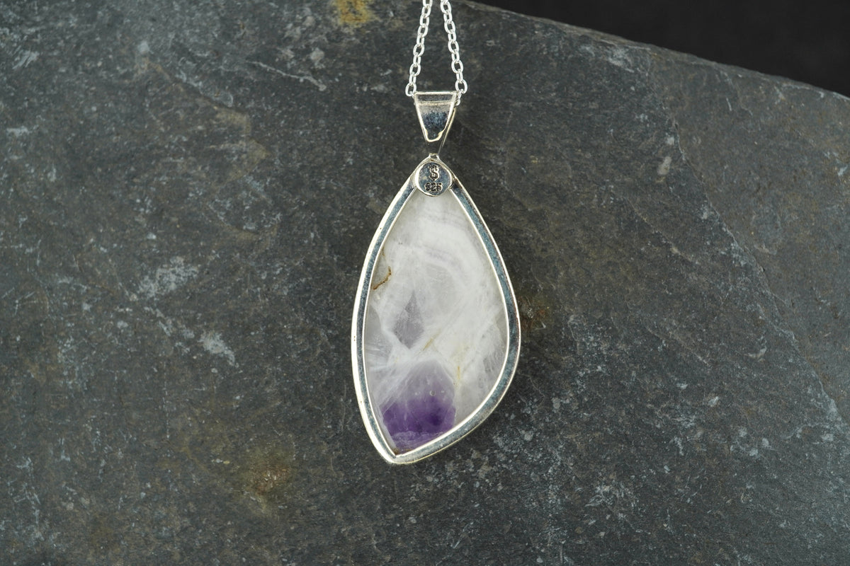 Blue John Sterling Silver Pendant image 4