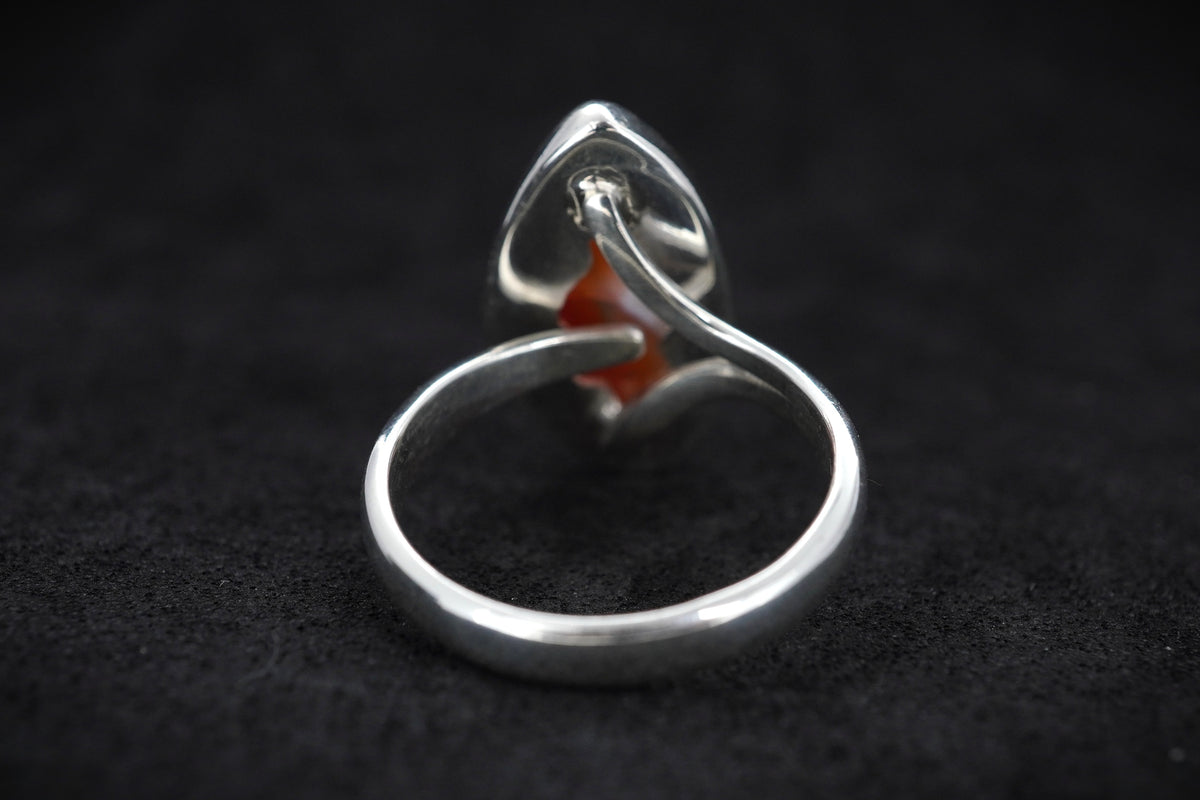 Burn Anne Agate Sterling Silver Ring image 3