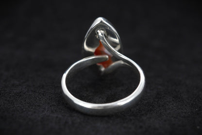 Burn Anne Agate Sterling Silver Ring image 3
