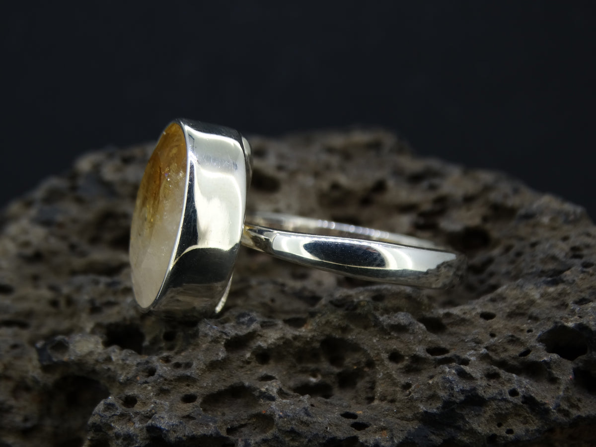 Citrine Sterling Silver Ring image 4