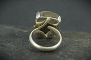 Pyrite Ammonite Sterling Silver Ring image 4