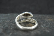 Cairngorm Quartz Sterling Silver Wrap Ring image 4