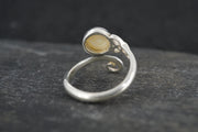 Pearl Sterling Silver Celtic Ring image 4