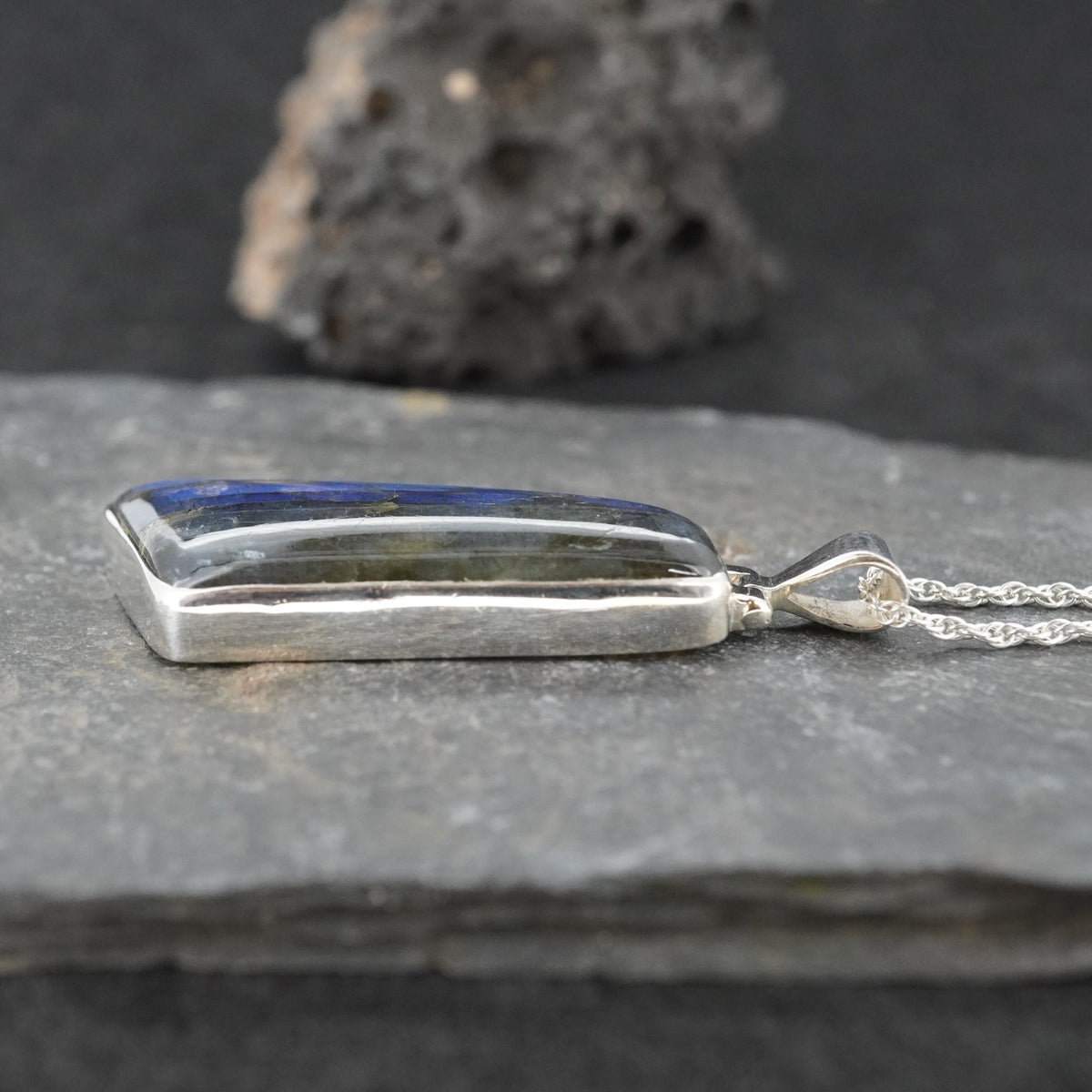 Statement Labradorite Sterling Silver Pendant image 3