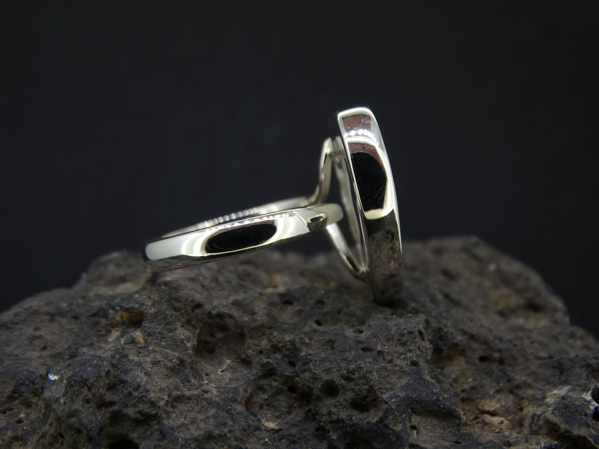 Old Willow Swirls Sterling Silver Heart Ring image 3