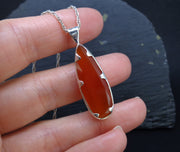 Carnelian Sterling Silver Pendant image 3