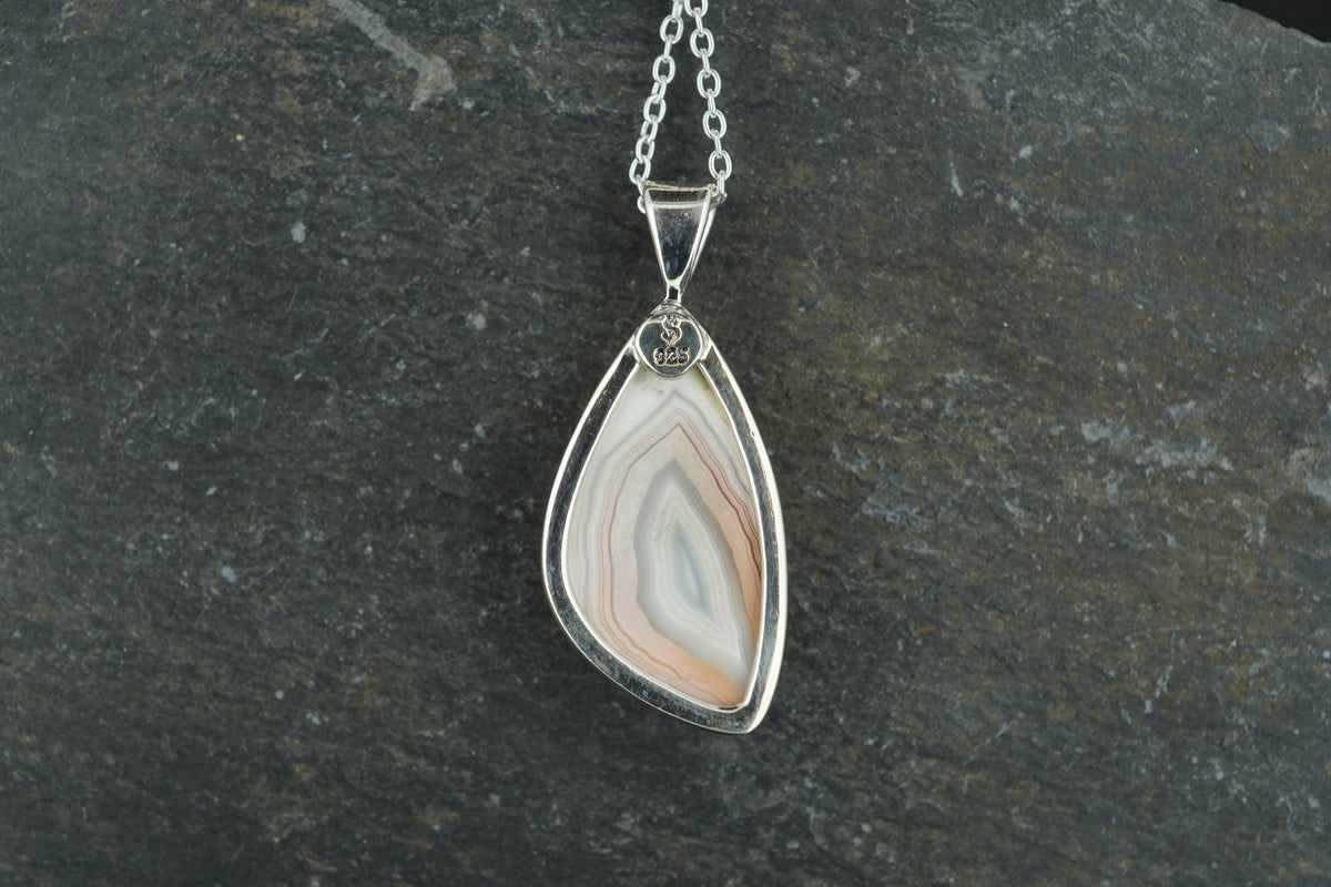 Scottish Agate Sterling Silver Pendant image 4